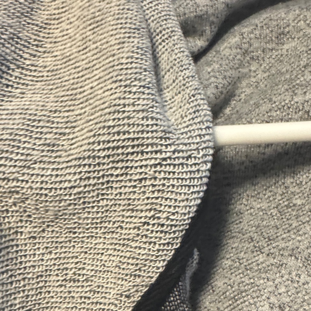 Pixley XL Gray and Black hooded Front Cardigan - Picture 4 of 4